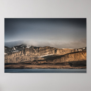 Poster Foto de Paisagem de Svalbard