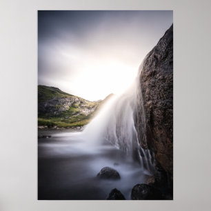 Poster Foto de paisagem em cascata