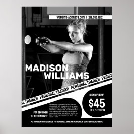 Poster Foto de Personal Trainer Ousada