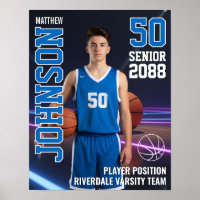 Foto de retrato do jogador MVP de basquete sênior 