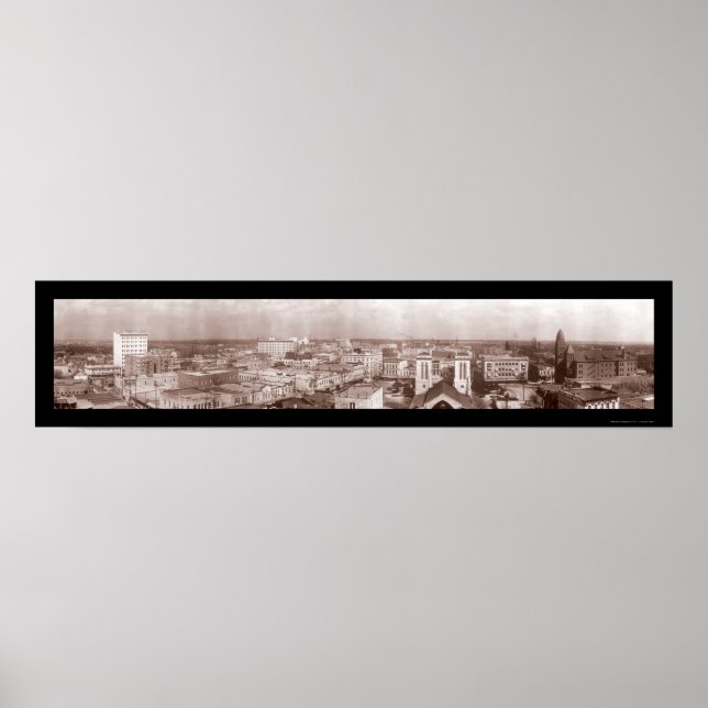 Póster Foto de San Antonio Texas 1910 (Frente)