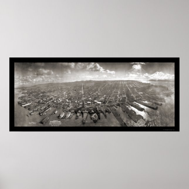 Póster Foto de São Francisco Ruins 1906 (Frente)