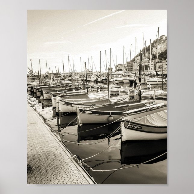 Poster Foto de vintage de porta legal (Frente)