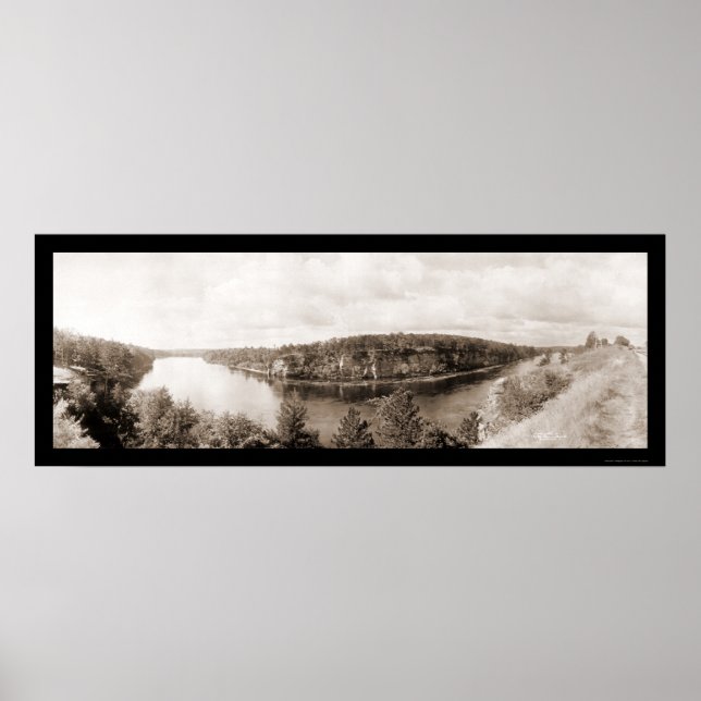 Poster Foto de Wisconsin de Dells 1911 (Frente)