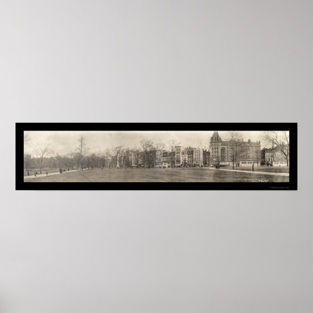 Póster Foto do Boston Common MÃE 1910 (Frente)