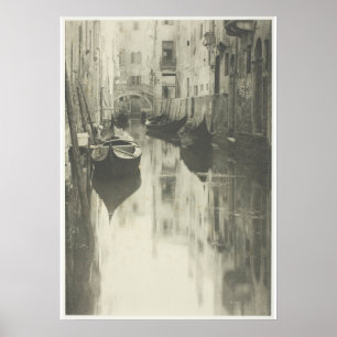 Poster Foto do Canal Alfred Stieglitz Venetian