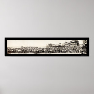 Poster Foto do Clube de Motociclos de Los Angeles, 1911