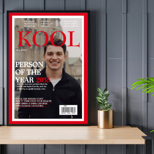 Poster Foto do Cobrir da Revista Falsa de Graduação legal