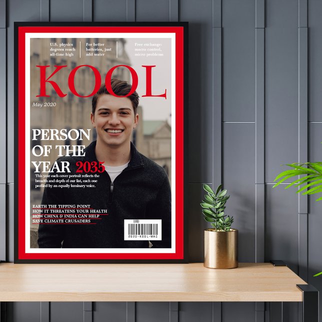 Poster Foto do Cobrir da Revista Falsa de Graduação legal (Criador carregado)