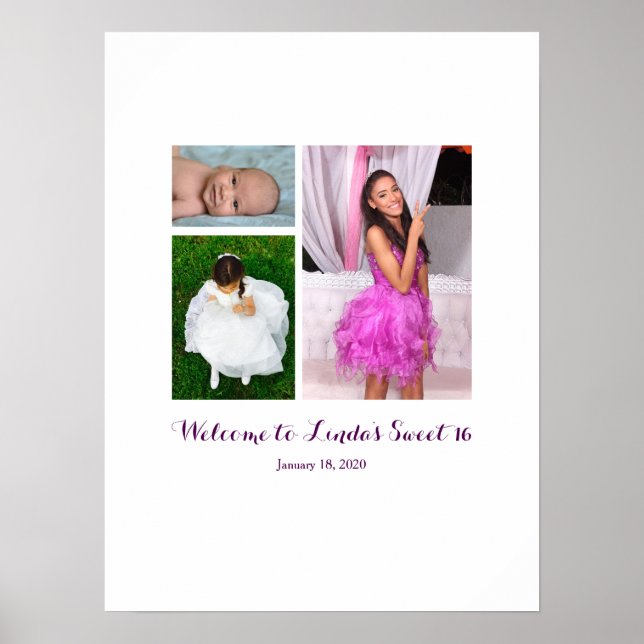 Poster Foto do Conselho 16° 3 do 1º aniversário do Sign I (Frente)