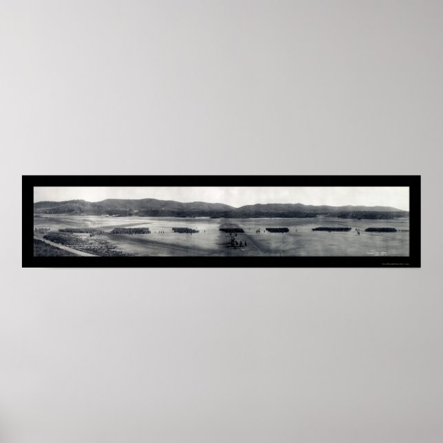 Póster Foto do desfile de vestidos marinhos 1911 (Frente)