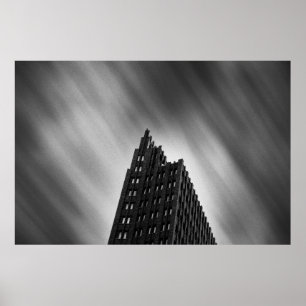 POSTER FOTO DO EDIFÍCIO DE ALTO RISCO