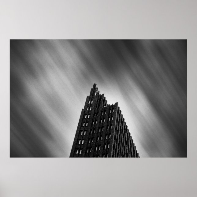 POSTER FOTO DO EDIFÍCIO DE ALTO RISCO (Frente)