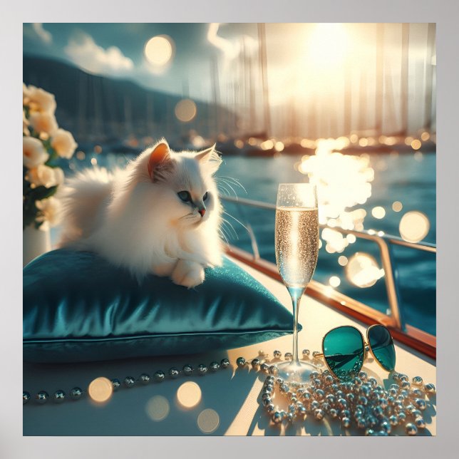 Poster Foto do estilo de vida luxuoso com moda de glamour (Frente)