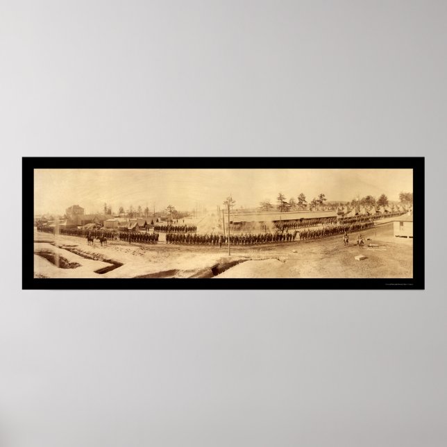 Póster Foto do Exército de Revisão do engenheiro 1918 (Frente)