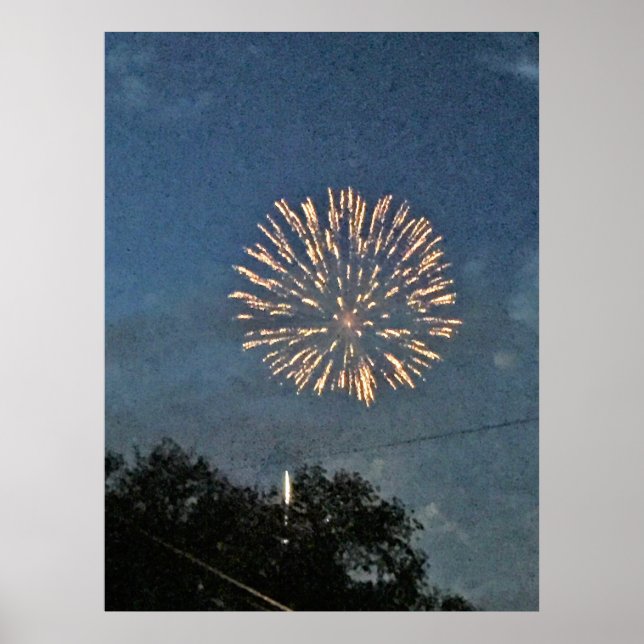 Póster Foto do Fireworks (Frente)