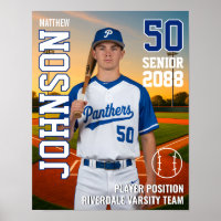 Foto do Jogador MVP do Time de Beisebol Sênior Esp