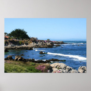 Poster Foto do litoral da baía de Monterey (3 de 6)