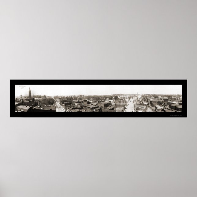 Póster Foto do Panview do MÃE Springfield 1913 (Frente)