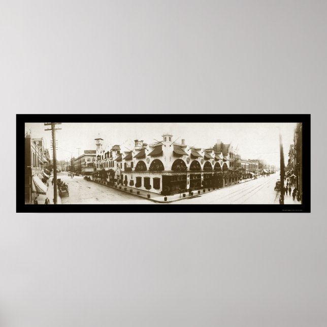 Poster Foto do Restaurante Spokane WA 1908 (Frente)