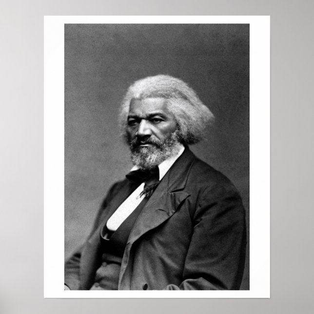 Poster Foto do retrato de Frederick Douglass (Frente)