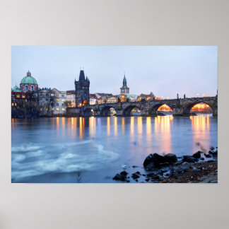 Póster Foto do souvenir do Vista do Rio Praga