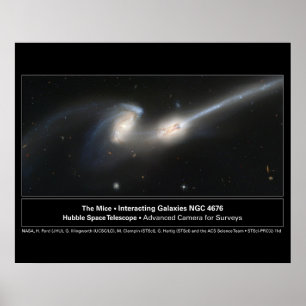Poster Foto do telescópio de ratos Hubble