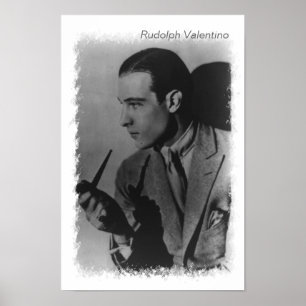 Póster Foto do vintage de Rudolph Valentino