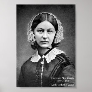 Poster Foto do vintage - Florence Nightingale,