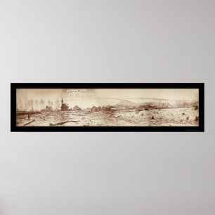 Poster Foto Duluth MN Waterfront 1870