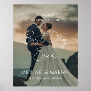 Poster Foto Elegante Na Noite Anterior ao Jantar de Ensai