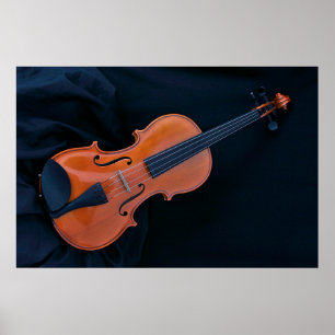 Poster Foto em Closeup de Violino
