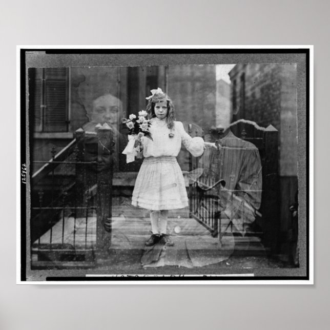 Poster Foto espirituosa de garota, c. 1905 (Frente)