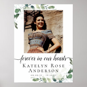 Poster Foto Eucalyptus - Sinal de Boas-vindas do Funeral