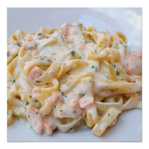 Póster Foto feita sob encomenda da comida da massa