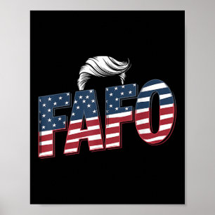 Poster Foto Funny Fafo Trump _2