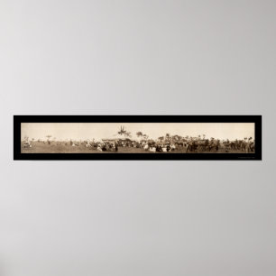 Poster Foto indiana 1909 do dançarino de Cheyenne