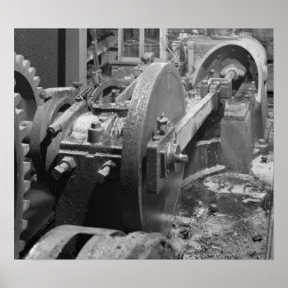 Póster Foto industrial - Cabeçalho Steam Piston