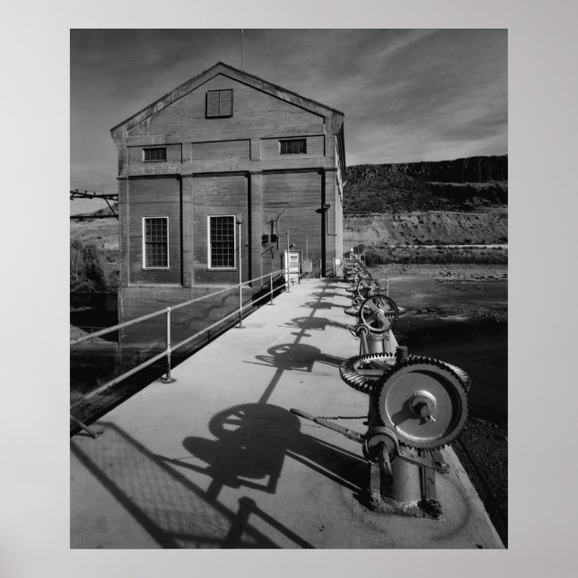 Poster Foto Industrial - Ursos Elevadores Da Potência Das (Frente)