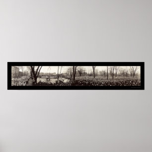 Poster Foto maçónica 1920 de Detroit do templo