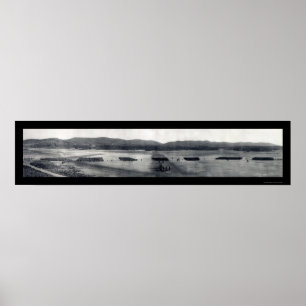 Póster Foto marinha 1911 da parada de vestido