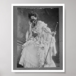 Póster Foto mascarada