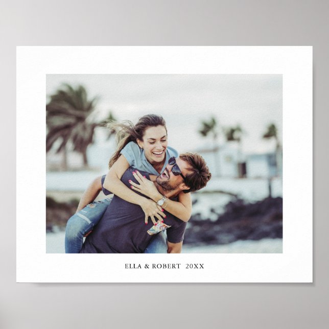 Poster Foto, nome e data (Frente)