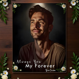 Poster Foto & Nome Personalizados | Presente Personalizad