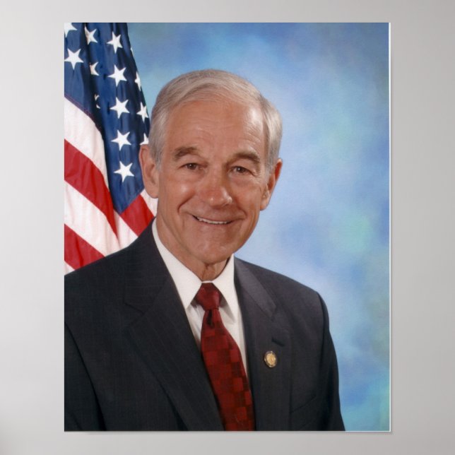 Poster Foto Oficial de Ron Paul (Frente)