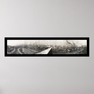 Póster Foto panorâmico 1905 de Youngstown