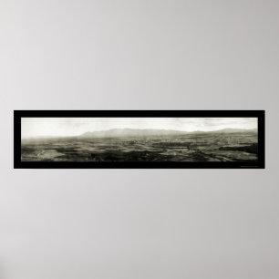 Poster Foto panorâmico 1909 de Tucson AZ