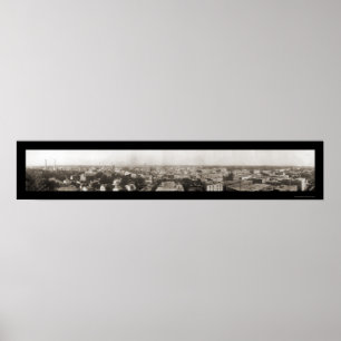 Póster Foto panorâmico 1911 de Rockford IL