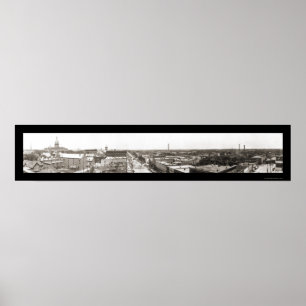 Póster Foto panorâmico 1912 de Lansing MI