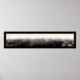 Póster Foto panorâmico 1913 de Hartford CT